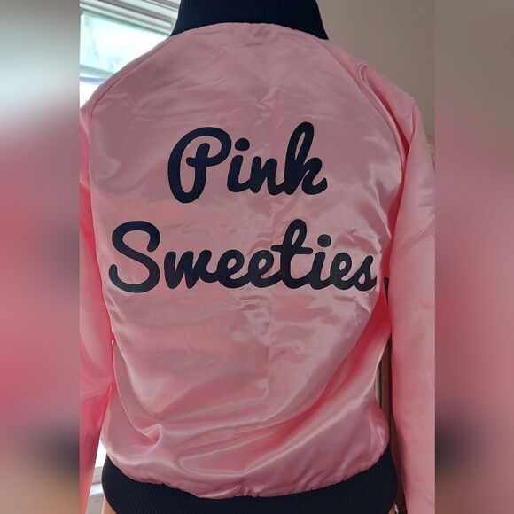 Sock Hop Pink Sweeties Jacket Size M - Picture 6 of 10